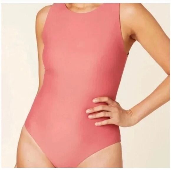 NWT Andie Punch Pink The Corsica One Piece Swimsuit Size XS - Picture 1 of 7